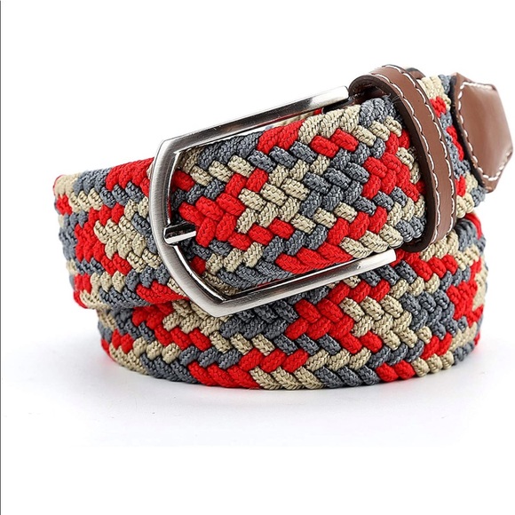 BRAND NEW MENS CANVAS WOVEN BELT NWT - Picture 3 of 6